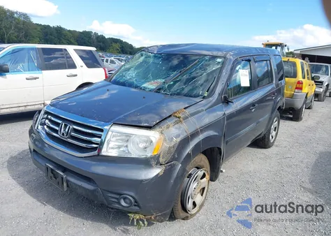 2013 Honda Pilot Lx z USA, uszkodzony, nr VIN 5FNYF4H2XDB069428
